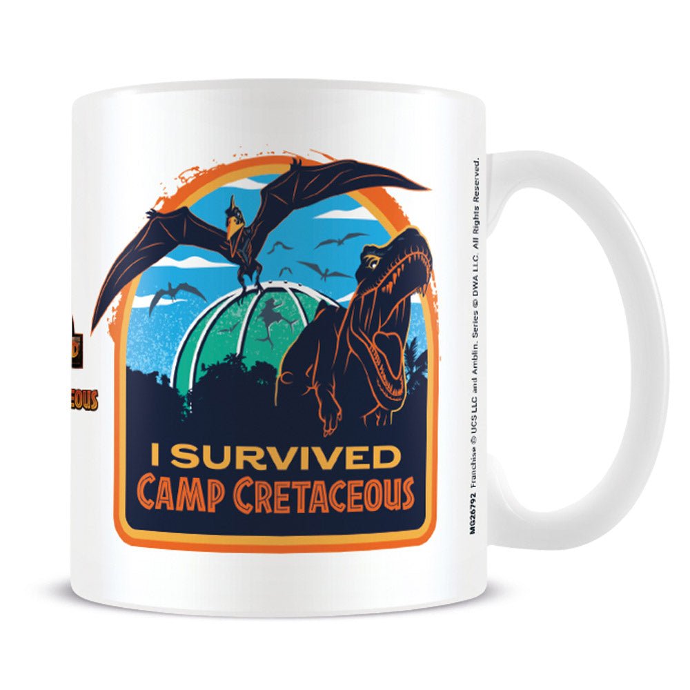 JURASSIC WORLD ジュラシックワールド (公開 10周年 ) - Camp Cretaceous / I Survived / マグカップ - PGS
